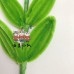 40 PCS * Handmade Pipe Cleaner 7 Leaves Artificial Simulation Indoor Home Desktop Party Wedding Decor