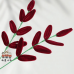 40 PCS * Handmade Pipe Cleaner 7 Leaves Artificial Simulation Indoor Home Desktop Party Wedding Decor