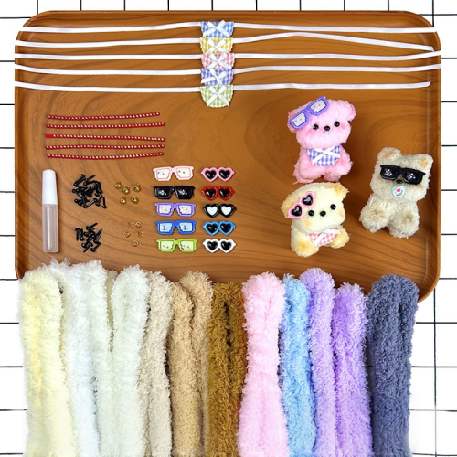 71 PCS Pipe Cleaner Craft Kit DIY Animal Puppy Dog Pup Kit Creative Gifts, Christmas Stocking Stuffers & Classroom Prizes, Gifts for age 8+