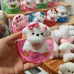 Thick Pipe Cleaners Craft Dog , Handmade Pipecleaners Dog in Swimming Ring Mini Cute Animal Gift