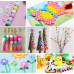 900 PCS Pom Poms, Multicolor Bulk Pom Poms Arts and Crafts, Soft and Fluffy Craft Pom Poms, Assorted Sizes Pompoms, for Arts and Craft Making Decorations 900 PCS Pom Poms, Multicolor Bulk Pom Poms Arts and Crafts, Soft and Fluffy Craft Pom Poms, Assorted Sizes Pompoms, for Arts and Craft Making Decorations