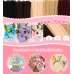  Brown Pipe Cleaners.500pcs in 5 Colors, Chenille Stems for Art and Craft Projects, Flower DIY Decorations