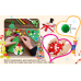 500 Pcs 0.5 Inch Polypropylene Pompoms for Craft Making, Small Pom Poms Balls Art and Craft DIY Decorations(Red, Green, White)