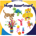 Jar Set (Mega) Arts and Crafts Supplies for Kids -Christmas Crafts Kits with Pipe Cleaners, Construction Paper, Pom poms Googly Eyes, Crafts for Kids Ages 4-8, School Craft Projects, Birathday Gifts for Girls