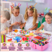 Jar Set (Mega) Arts and Crafts Supplies for Kids -Christmas Crafts Kits with Pipe Cleaners, Construction Paper, Pom poms Googly Eyes, Crafts for Kids Ages 4-8, School Craft Projects, Birathday Gifts for Girls