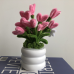 Handmade Pipe Cleaner White Daisy Flower Pink Love Heart Green Leaves with Flowers Potted Plant Artificial Simulation Flowers Indoor Home Desktop Party Wedding Decor Handmade Pipe Cleaner White Daisy Flower Pink Love Heart Green Leaves with Flowers Potted Plant Artificial Simulation Flowers Indoor Home Desktop Party Wedding Decor