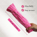 AK-07 Dark Pink Pipe Cleaners Chenille Stems Fuzzy Stick Twisting Stick DIY Art Craft Supplies Bending Wires for Kids School Education Adults Floral Arrangement