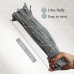 AK-13 Dark Gray Pipe Cleaners Chenille Stems Fuzzy Stick Twisting Stick DIY Art Craft Supplies Bending Wires for Kids School Education Adults Floral Arrangement