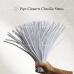 AK-16 WhitePipe Cleaners Chenille Stems Fuzzy Stick Twisting Stick DIY Art Craft Supplies Bending Wires for Kids School Education Adults Floral Arrangement
