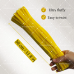 AK-21 Yolk Yellow Pipe Cleaners Chenille Stems Fuzzy Stick Twisting Stick DIY Art Craft Supplies Bending Wires for Kids School Education Adults Floral Arrangement