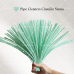 AK-31 Pea Green Pipe Cleaners Chenille Stems Fuzzy Stick Twisting Stick DIY Art Craft Supplies Bending Wires for Kids School Education Adults Floral Arrangement