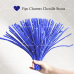 AK-46 Sapphire Blue Pipe Cleaners Chenille Stems Fuzzy Stick Twisting Stick DIY Art Craft Supplies Bending Wires for Kids School Education Adults Floral Arrangement