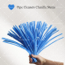 AK-47 Dark Blue Pipe Cleaners Chenille Stems Fuzzy Stick Twisting Stick DIY Art Craft Supplies Bending Wires for Kids School Education Adults Floral Arrangement