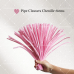 AK-54 Pink Pipe Cleaners Chenille Stems Fuzzy Stick Twisting Stick DIY Art Craft Supplies Bending Wires for Kids School Education Adults Floral Arrangement