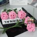 20 PCS * Handmade Pipe Cleaner Rose Flower Green Leaves Artificial Simulation Flower Indoor Home Desktop Party Wedding Decor 20 PCS * Handmade Pipe Cleaner Rose Flower Green Leaves Artificial Simulation Flower Indoor Home Desktop Party Wedding Decor
