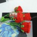 20 PCS * Handmade Pipe Cleaner Rose Flower Green Leaves Artificial Simulation Flower Indoor Home Desktop Party Wedding Decor 20 PCS * Handmade Pipe Cleaner Rose Flower Green Leaves Artificial Simulation Flower Indoor Home Desktop Party Wedding Decor