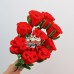 20 PCS * Handmade Pipe Cleaner Rose Flower Green Leaves Artificial Simulation Flower Indoor Home Desktop Party Wedding Decor 20 PCS * Handmade Pipe Cleaner Rose Flower Green Leaves Artificial Simulation Flower Indoor Home Desktop Party Wedding Decor