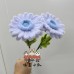 10 PCS * Handmade Pipe Cleaner Gerbera Flowers Artificial Simulation Flower Indoor Home Desktop Party Wedding Decor