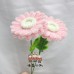 10 PCS * Handmade Pipe Cleaner Gerbera Flowers Artificial Simulation Flower Indoor Home Desktop Party Wedding Decor
