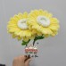10 PCS * Handmade Pipe Cleaner Gerbera Flowers Artificial Simulation Flower Indoor Home Desktop Party Wedding Decor