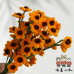 30 PCS * Handmade Pipe Cleaner Golden 6 Daisy Flowers Artificial Simulation Flower Indoor Home Desktop Party Wedding Decor 30 PCS * Handmade Pipe Cleaner Golden 6 Daisy Flowers Artificial Simulation Flower Indoor Home Desktop Party Wedding Decor