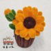 2 PCS * Handmade Pipe Cleaner Golden Sunflowers Green Leaves Potted Plant Artificial Simulation Flowers Indoor Home Desktop Party Wedding Decor 2 PCS * Handmade Pipe Cleaner Golden Sunflowers Green Leaves Potted Plant Artificial Simulation Flowers Indoor Home Desktop Party Wedding Decor