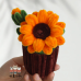 2 PCS * Handmade Pipe Cleaner Golden Sunflowers Green Leaves Potted Plant Artificial Simulation Flowers Indoor Home Desktop Party Wedding Decor 2 PCS * Handmade Pipe Cleaner Golden Sunflowers Green Leaves Potted Plant Artificial Simulation Flowers Indoor Home Desktop Party Wedding Decor