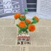 4PCS * Handmade Pipe Cleaner 6 Persimmons & Green Leaves Potted Plant Artificial Simulation Flowers Indoor Home Desktop Party Wedding Decor 4PCS * Handmade Pipe Cleaner 6 Persimmons & Green Leaves Potted Plant Artificial Simulation Flowers Indoor Home Desktop Party Wedding Decor