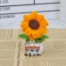 4 PCS * Handmade Pipe Cleaner Golden Sunflower Green Leaves Potted Plant Artificial Simulation Flowers Indoor Home Desktop Party Wedding Decor 4 PCS * Handmade Pipe Cleaner Golden Sunflower Green Leaves Potted Plant Artificial Simulation Flowers Indoor Home Desktop Party Wedding Decor