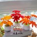 4 PCS * Handmade Pipe Cleaner Maple Leaves Potted Plant Artificial Simulation Indoor Home Desktop Party Wedding Decor 4 PCS * Handmade Pipe Cleaner Maple Leaves Potted Plant Artificial Simulation Indoor Home Desktop Party Wedding Decor
