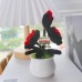 4PCS * Handmade Pipe Cleaner Gradient Color Rose Flower Green Leaves Potted Plant Artificial Simulation Flowers Indoor Home Desktop Party Wedding Decor 4PCS * Handmade Pipe Cleaner Gradient Color Rose Flower Green Leaves Potted Plant Artificial Simulation Flowers Indoor Home Desktop Party Wedding Decor