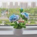 4PCS * Handmade Pipe Cleaner Gradient Color Rose Flower Green Leaves Potted Plant Artificial Simulation Flowers Indoor Home Desktop Party Wedding Decor 4PCS * Handmade Pipe Cleaner Gradient Color Rose Flower Green Leaves Potted Plant Artificial Simulation Flowers Indoor Home Desktop Party Wedding Decor