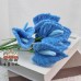 30 PCS * Handmade Pipe Cleaner Anthurium Flower Artificial Simulation Flower Indoor Home Desktop Party Wedding Decor