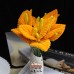 30 PCS * Handmade Pipe Cleaner Anthurium Flower Artificial Simulation Flower Indoor Home Desktop Party Wedding Decor