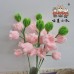 70 PCS * Pipe Cleaner Chenille Stems Handmade Lily of the Valley Making Kit DIY Art Flower Bouquet Craft Set Hot Glue Sticks Tape 