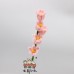 20 PCS * Handmade Pipe Cleaner Pink Lily of the Valley Artificial Simulation Flower Indoor Home Desktop Party Wedding Decor