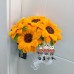 8 PCS * Handmade Pipe Cleaner 12 cm Sunflower Green Leaves Artificial Simulation Flower Indoor Home Desktop Party Wedding Decor 8 PCS * Handmade Pipe Cleaner 12 cm Sunflower Green Leaves Artificial Simulation Flower Indoor Home Desktop Party Wedding Decor
