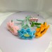 128 PCS * Pipe Cleaner Chenille Stems Handmade 12 cm Sunflower Making Kit DIY Art Flower Bouquet Craft Set Hot Glue Sticks Tape