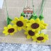 20 PCS * Handmade Pipe Cleaner Yolk Sunflower Green Leaves Artificial Simulation Flower Indoor Home Desktop Party Wedding Decor 20 PCS * Handmade Pipe Cleaner Yolk Sunflower Green Leaves Artificial Simulation Flower Indoor Home Desktop Party Wedding Decor