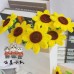 90 PCS * Pipe Cleaner Chenille Stems Handmade Sunflower Making Kit DIY Art Flower Bouquet Craft Set Hot Glue Sticks Tape 