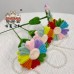 65 PCS * Pipe Cleaner Chenille Stems Handmade Multicolor Sunflower Making Kit DIY Art Flower Bouquet Craft Set Hot Glue Sticks Tape 