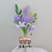 12 PCS * Handmade Pipe Cleaner Bicolor Lily Flower Artificial Simulation Flower Indoor Home Desktop Party Wedding Decor 12 PCS * Handmade Pipe Cleaner Bicolor Lily Flower Artificial Simulation Flower Indoor Home Desktop Party Wedding Decor