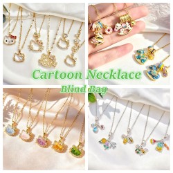 Cartoon Necklace - Blind Bag-6 bags