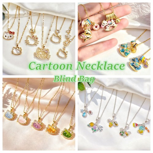 Cartoon Necklace - Blind Bag-6 bags Cartoon Necklace - Blind Bag-6 bags