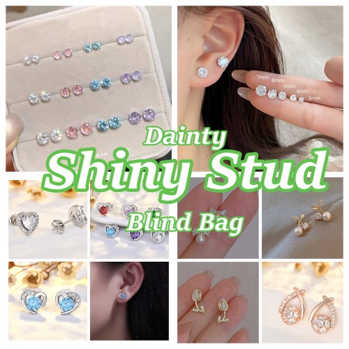 Dainty Shiny Stud - Blind Bag- 12 bags