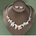 Women's Butterfly Necklace and Earrings Multicolour Wedding Jewelry Luxury Crystal Pearl Necklace /Earrings Ladies Jewelry Sets Women's Butterfly Necklace and Earrings Multicolour Wedding Jewelry Luxury Crystal Pearl Necklace /Earrings Ladies Jewelry Sets