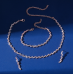 Women's Rose Gold Fashion Wedding Jewelry Luxury Crystal Pearl Necklace/Earrings Ladies Jewelry Sets for Bridal Women's Rose Gold Fashion Wedding Jewelry Luxury Crystal Pearl Necklace/Earrings Ladies Jewelry Sets for Bridal