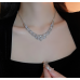Women's White Fashion Wedding Jewelry Luxury Crystal Pearl Necklace/Earrings Ladies Jewelry Sets for Bridal Women's White Fashion Wedding Jewelry Luxury Crystal Pearl Necklace/Earrings Ladies Jewelry Sets for Bridal