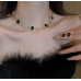 Women's Gold Oval Fashion Wedding Jewelry Luxury Crystal Pearl Necklace/Earrings/Bracelet Ladies Jewelry Sets for Bridal Women's Gold Oval Fashion Wedding Jewelry Luxury Crystal Pearl Necklace/Earrings/Bracelet Ladies Jewelry Sets for Bridal