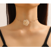 Gothic Elegant Rose Flower Clavicle Chain Necklace for Women Adjustable Sexy Choker Mariage Jewelry Gift Fashion Accessories Gothic Elegant Rose Flower Clavicle Chain Necklace for Women Adjustable Sexy Choker Mariage Jewelry Gift Fashion Accessories